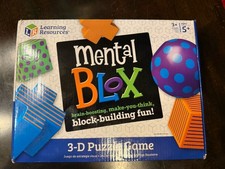 Learning Resources - MENTAL BLOX Critical Thinking Set 3-D Puzzle Game Complete