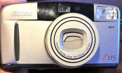#ad Vintage Canon Sure Shot Z115 AF Point amp; Shoot 35mm Film Camera Tested amp; Works $75.00
