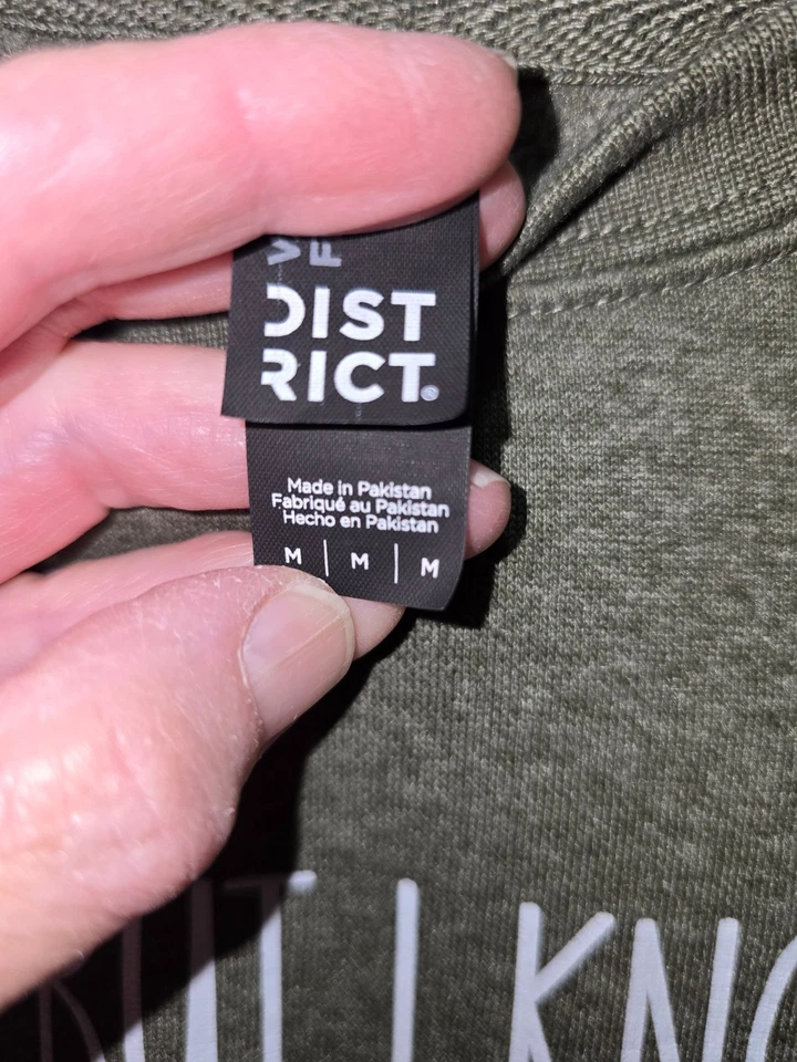 Moletom verde M novo sem etiquetas "I Can't But I Know A Guy" outono feriado cristão - Imagem 3 de 3