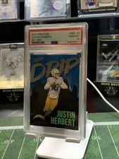 2021 Prestige Justin Herbert NFL Drip PSA 10