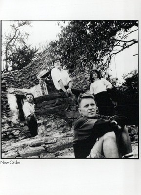 New Order Photographie Original Noir et Blanc Press Promotionnel Environ 1980s