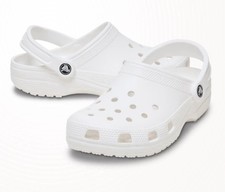 Crocs White 7 Men  s - 9 Women  s New With Tags Fast Shipping NWT Classic.