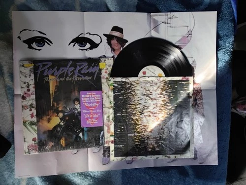 Purple Rain by Prince And The Revolution WITH POSTER (Vinyl, 1984)