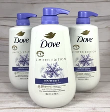 Dove Winter Care Body Wash Limited Edition Dry Skin Moisturizer 30.6oz (3-Pack)