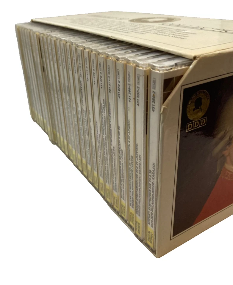 Mozart Colección 3D 25 CD Caja Set Deutsche Grammophon - Hecho en Alemania Foto 2 de 4