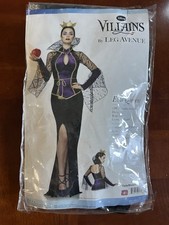 NEW DISNEY VILLAINS Evil Queen Costume By Leg Avenue Adult Large