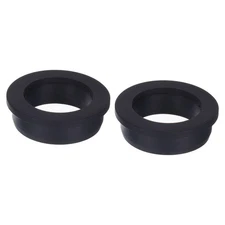 2Pcs T Shape Rubber Grommet Mount Dia 46.3mm ID 35mm H 16mm Seal Protection