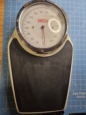 Vintage SECA Scales Mechanical Bathroom Scale 320 Pound Max West Germany Heavy