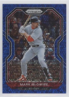 2021 Panini Prizm Blue Donut Circle Prizm 131/199 Mark McGwire #58 2c6