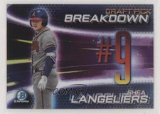 2019 Bowman Draft Chrome Scouts Pick Breakdown Shea Langeliers #BSB-SL fm0