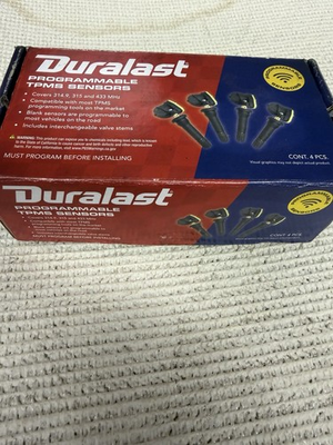 #ad Duralast Tire Pressure Sensors Set of 4 $70.00