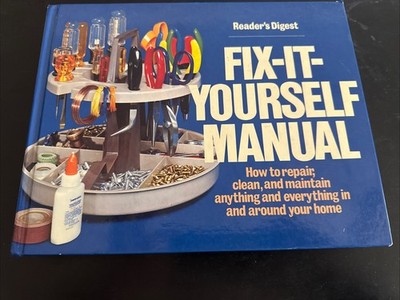 Reader's Digest Fix It Yourself Manual (1977, HARDCOVER, GOOD, **VINTAGE**)