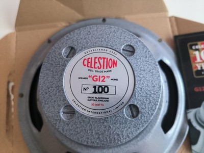Celestion 100 G12 (LE) 12'' Guitar Speaker 8 Ohms 30W - Made in UK 