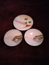 Meito Porcelain Snack Plates.                                       (150)