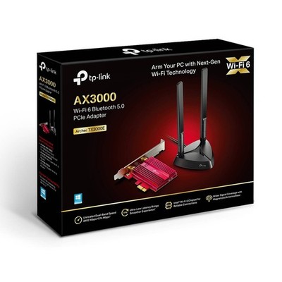 TP-Link AX3000 Wi-Fi 6 Bluetooth 5.0 PCIe Adapter Archer TX3000E
