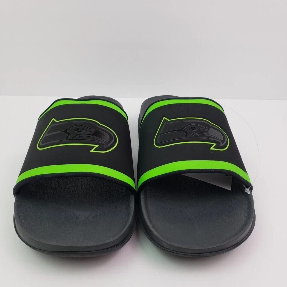 Nike Offcourt NFL Seattle Seahawks Mens Size 10 Black Slide  display picture 2