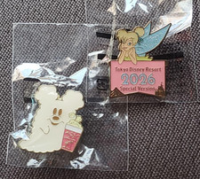 Tokyo Disney 2026 New Year Tinker Bell Mickey 2025 Halloween Ghost Lot 2 Japan
