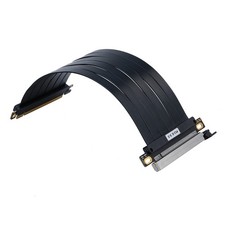 PCIE 3.0 X16 GPU Graphics Extender Card Riser Cable 180° GPU Adapter With LED