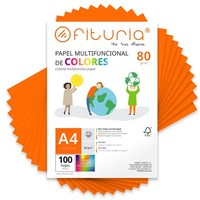 A4 Farbiges Papier 80G 100 Blatt – Bastelpapier Drucker Origami Schule