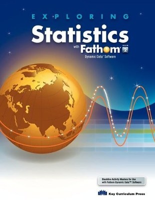 EXPLORING STATISTICS WITH FATHOM V2 By Key Curriculum Press Excellent Condition