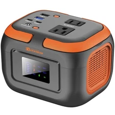 Portable Power Station 120W, 110V Power Bank with AC Outlet, Portable Generat...