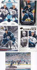 20 CARD MIX LOT  WINNIPEG JETS HELLEBUYCK/CONNOR/SCHEIFELE/MORRISSEY++SEE SCAN