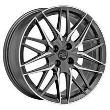 ALUFELGE MSW MSW 50-4 FUR VOLKSWAGEN GOLF IV 7X17 4X100 MATT GUN METAL FULL POL