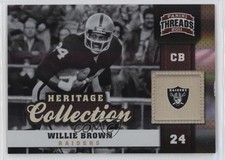 2011 Panini Threads Heritage Collection Century Proof /100 Willie Brown HOF 0zv5