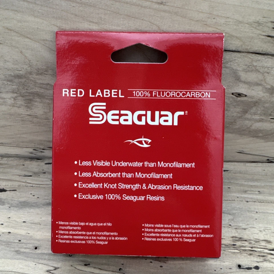 Línea principal Seaguar Red Label 100 % fluorocarbono 6 libras 200 yardas - ¡ENVÍO RÁPIDO! Foto 2 de 2
