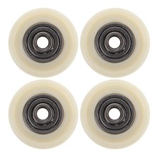 4 Pcs Nylon Rollers Heavy Duty Wheels Shopping Replacement Castor Appliances