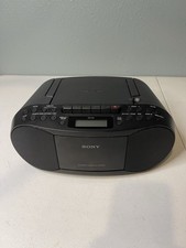 SONY CFD-S70 Boombox Stereo Cassette Player AM FM -Cassette Player Works- Not CD