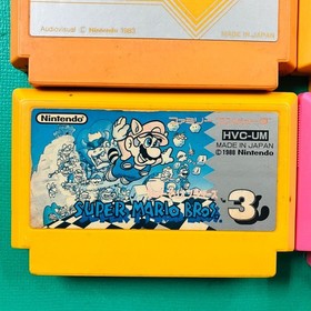 [Set of 4 cassettes only] Famicom Mario Brothers Super Mario Brothers Super