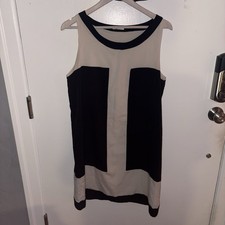 Promod VTG 1990’s Euro Women’s Shift Dress Size 10 US Sz 14 Euro Euc