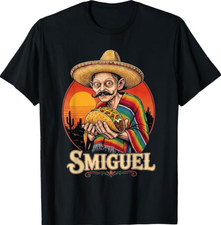 Smiguel Mexican Sombrero Funny Mexican Culture Mashup T-Shirt