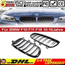 ✅NEU KÜHLERGRILL DOPPELSTEG NIEREN GRILL PASSEND FÜR BMW 5er F10 F11 GLÄZEND