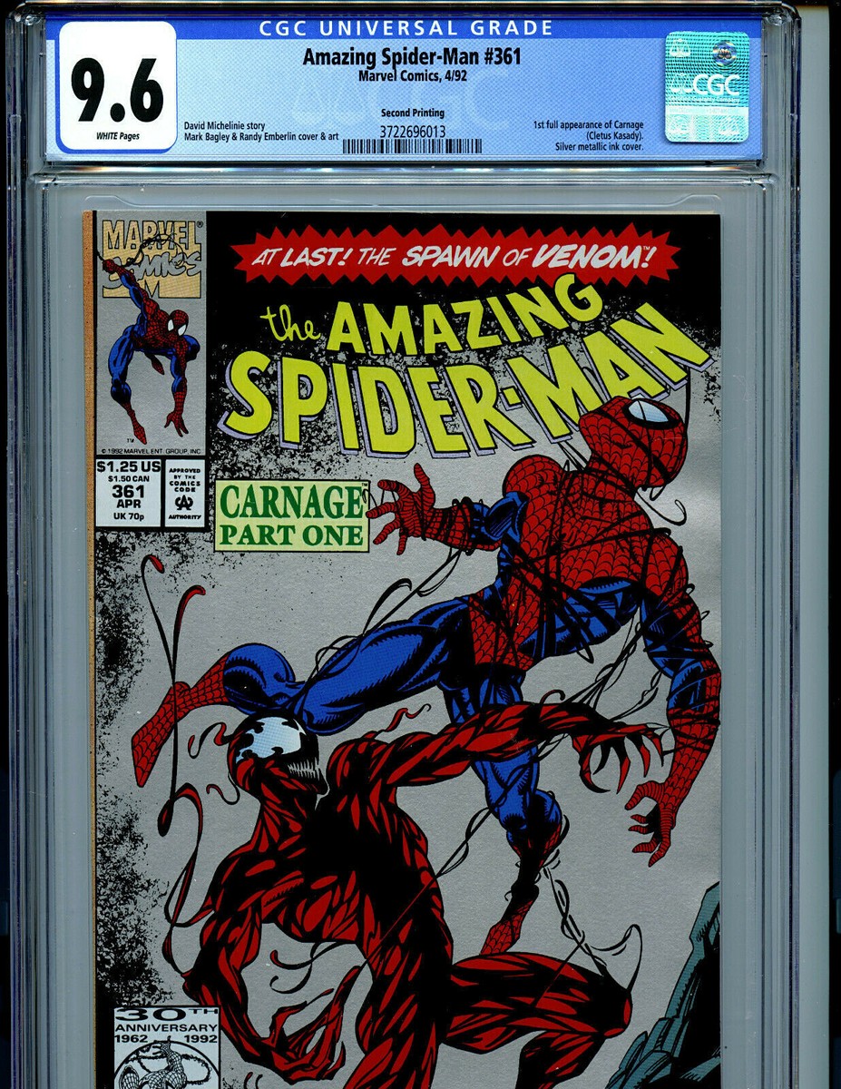 【早い者勝ち】堂本剛 special Remake Parker Amazing Spider-Man 298 CGC 9.4 1st Eddie Brock McFarlane Run