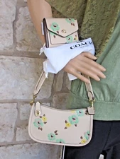 NWT Coach Swinger 20 Floral Print Purse, Purse + Wallet SET Or  Wallet Options!