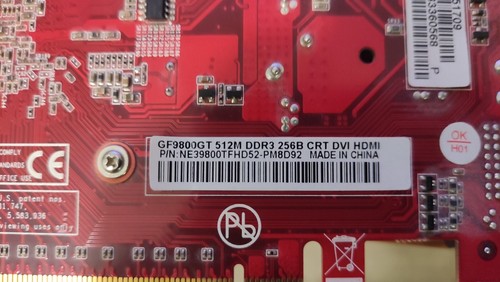 Gainward GF9800GT 1024M DDR3 256B CRT DVI HDMI (OFFERS WELCOME) - Picture 4 of 4