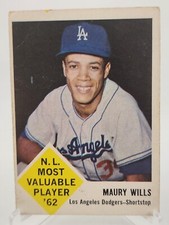1963 Fleer #43 Maury Wills RC