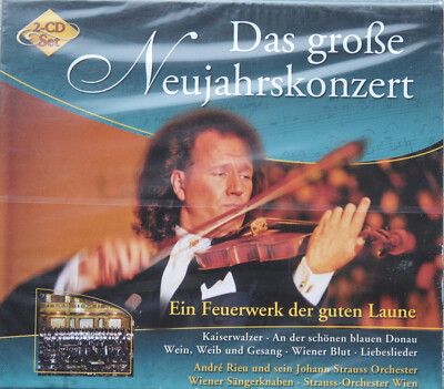 2CD  ANDRE RIEU   ''Das große Neujahrskonzert''  NEU in Folie