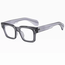 Men Women Thick Frame Reading Glasses Blue Light Blocking Fashion Retro Glasses