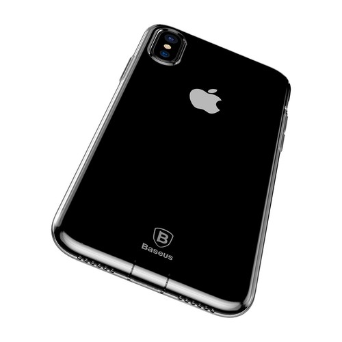 Funda flexible suave Baseus con protección contra enchufe de suciedad y polvo para iPhone X / XS - Imagen 3 de 7