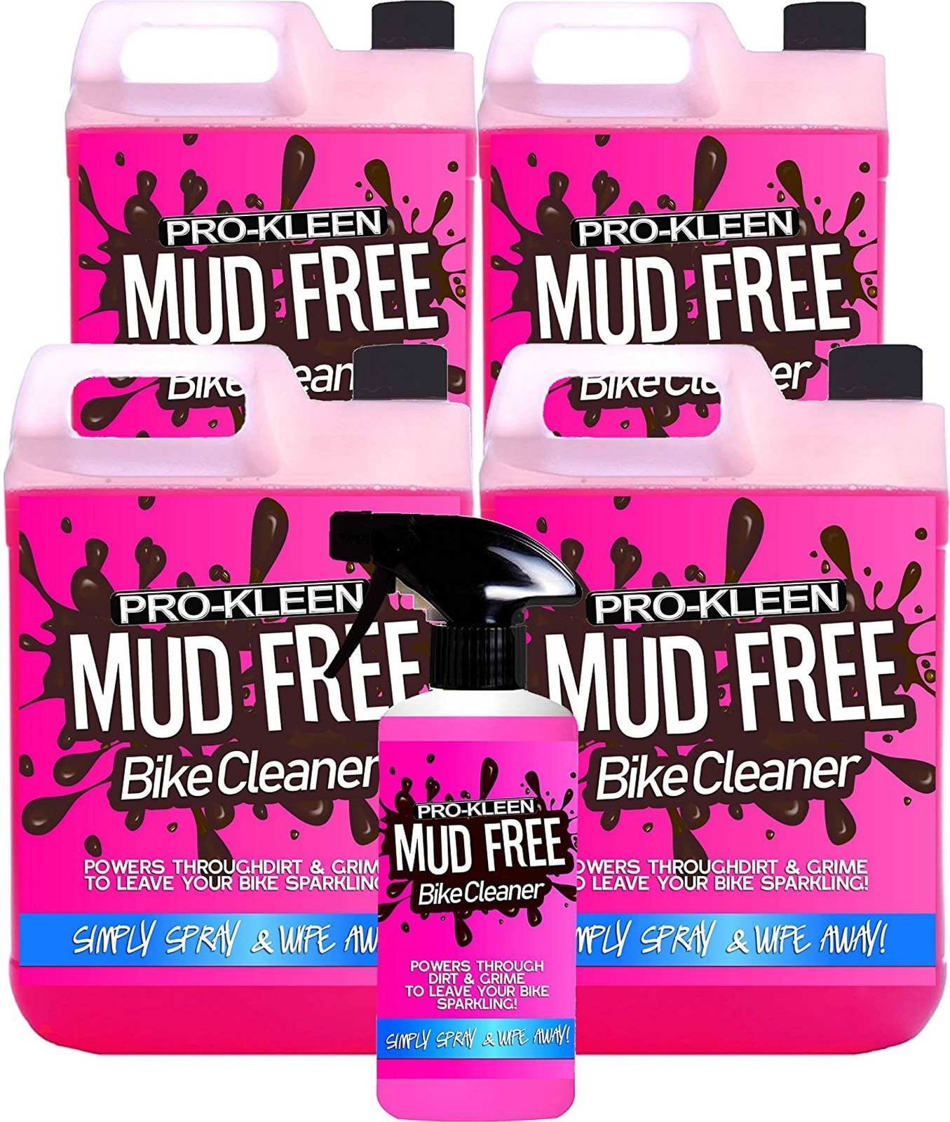 ProKleen Mud Free Bike Dirt Cleaner Motorbike Motorcycle Cycle Spray Refill 20L