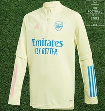 Image of Arsenal 1/4 Zip Training Top Youth - Adidas AFC Football - Black Friday Sale