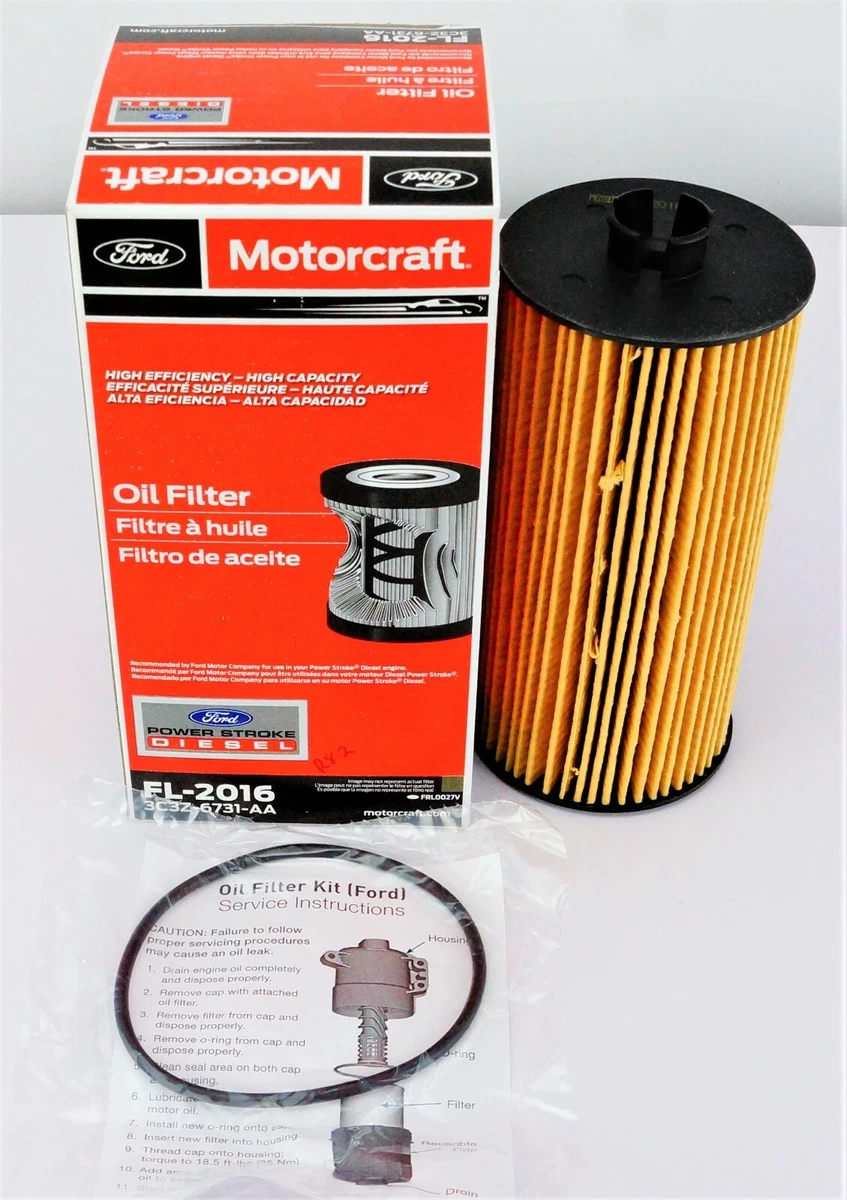 Genuine Motorcraft FL2016 Engine Oil Filterwith Gasket Ford 