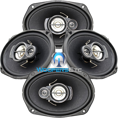 4 PIONEER TS-A6976 6x9'' 3-WAY 1100W LOUD CAR AUDIO STEREO AMPLIFIER SPEAKERS NEW
