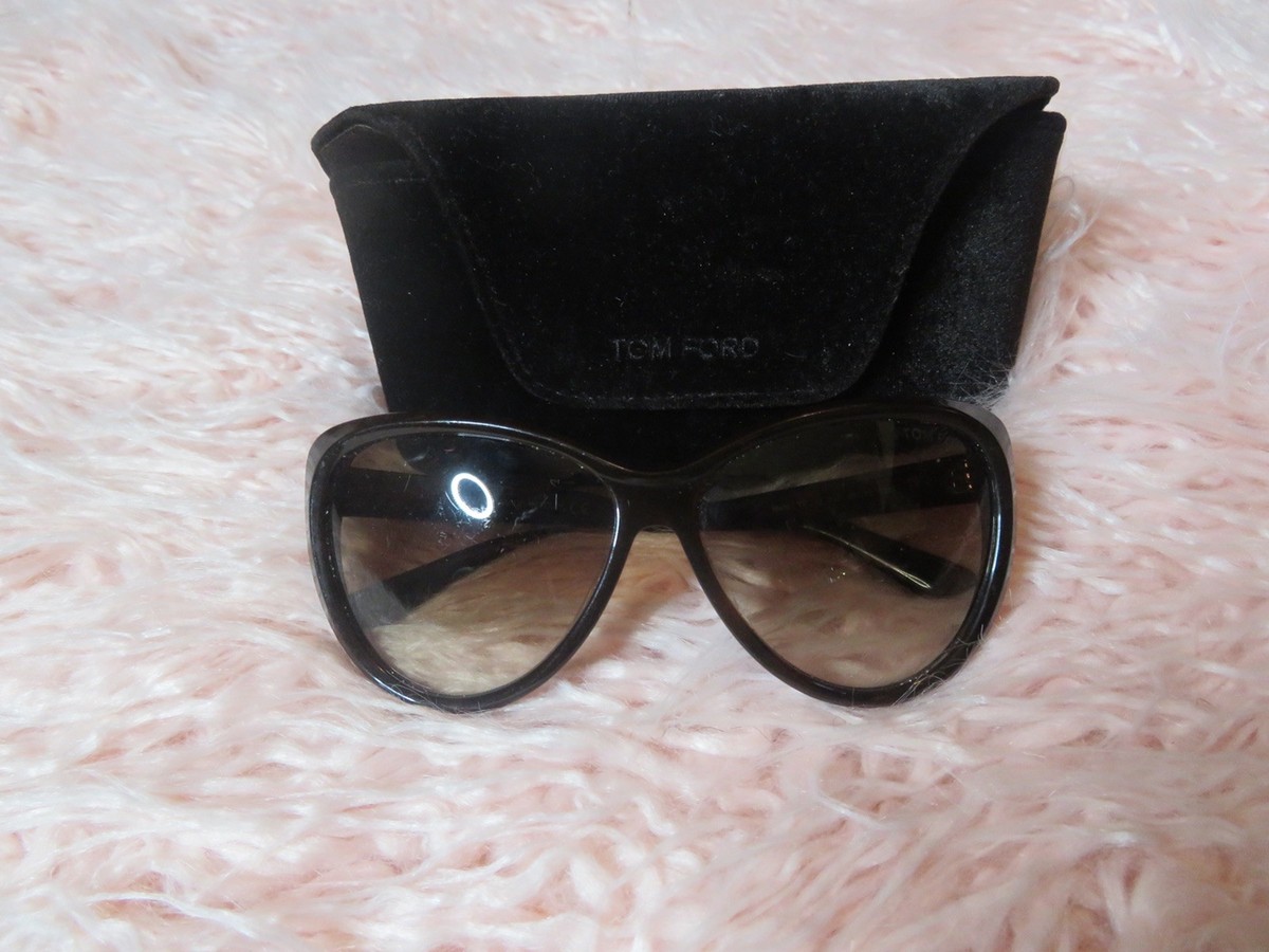 Oversized Tom Ford sunglasses Authentic Tom Ford Ren XXL (60 - 20) with Brown lenses and Black frame  main image 3