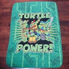 Nickelodeon Baby Teenage Mutant Ninja Turtles TMNT Throw Blanket 58  x42"