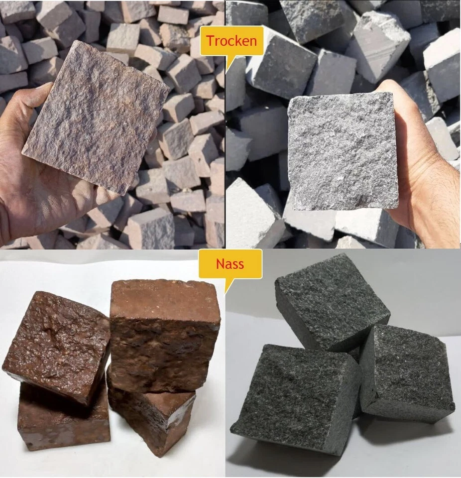 Granit Pflastersteine alle Farben gespalten o. gesägt o. geflammt ab 33,30 € /m² - Bild 4 von 4