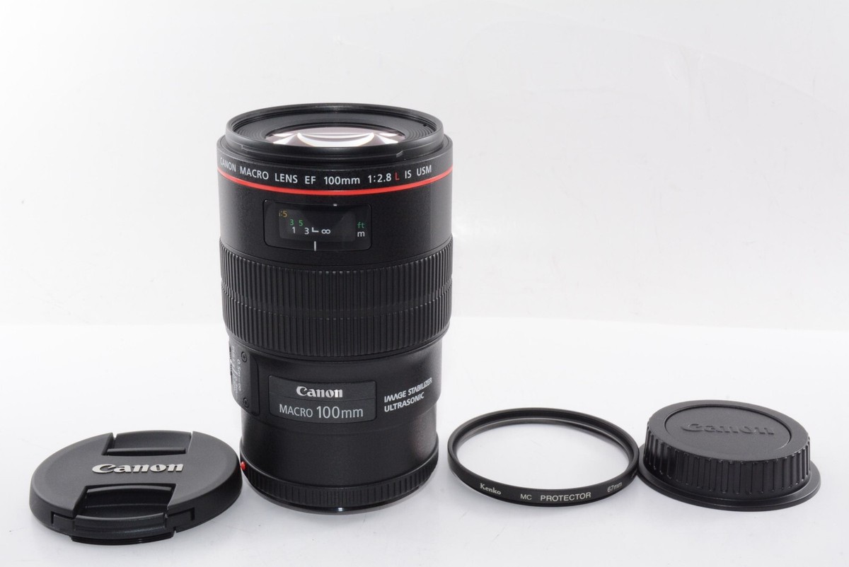 N.MINT] Canon EF 100mm f/2.8L Macro IS USM Lens From JAPAN #j7054
